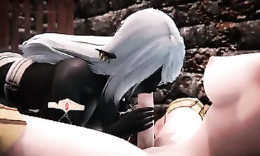 Futa - RWBY - Pyrrha Nikos x Dark Elf - THREE DIMENSIONAL Porno