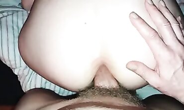 First-Timer's Anal Adventure with Huge Dick Riding Blonde