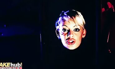 FAKEhub HALLOWEEN - Alien being switches Bang-out and Boinks Oily Space Bae
