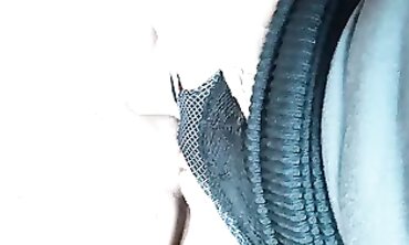 Antsy Ripping of Pantyhose and Lengthy Internal ejaculation into the Vehicle