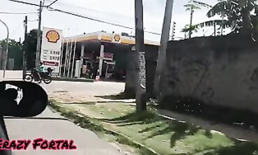 Ruined Brazilian Babe Rides City For A Wild Night Out