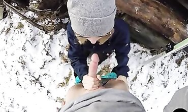 Snow Bunny Gets Boned By Her Alien Snowman After Class