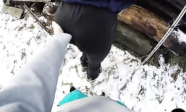 Snow Bunny Gets Boned By Her Alien Snowman After Class