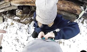 Snow Bunny Gets Boned By Her Alien Snowman After Class