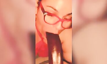 Petite Wife Gives Blowjob to Huge BBC For Her Fucked Up Hubby