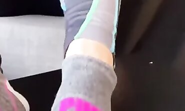 BAE MOMMA BOOT AND SWEAT-SOAKED SOCK REMOVAL