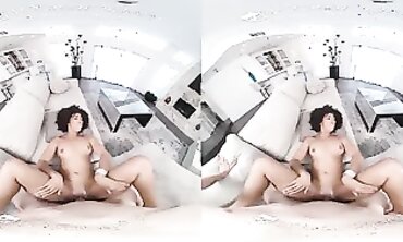 VR FUCKERS Solid Lesson of Hard-core Lovemaking with Dark-hued cougar VR Porno