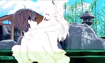 Waifu Nao Tomori Gets Boned into a Pool. Charlotte Anime.