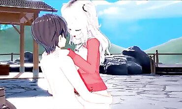Waifu Nao Tomori Gets Boned into a Pool. Charlotte Anime.