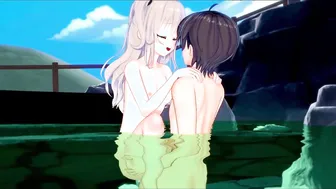 Waifu Nao Tomori Gets Boned into a Pool. Charlotte Anime.