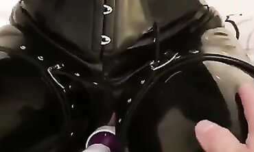 Vinyl Vixen XXX - Sexy Babe in Leather Jacket Rides Big Dick to Epic Orgasm