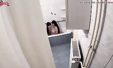 Sneaky Peek" - Steamy Shower Spying with Step-Brother & Sister in Bathroom (NSFW)