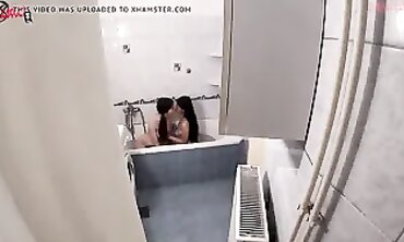 Sneaky Peek" - Steamy Shower Spying with Step-Brother & Sister in Bathroom (NSFW)