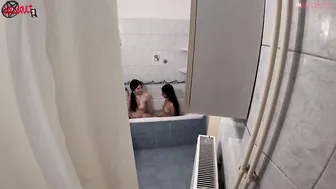 Sneaky Peek" - Steamy Shower Spying with Step-Brother & Sister in Bathroom (NSFW)