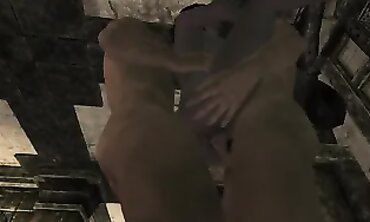 Gang Intercourses at Night inwards the Skyrim Game | Fuck-a-thon Game ADULT