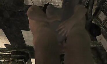 Gang Intercourses at Night inwards the Skyrim Game | Fuck-a-thon Game ADULT