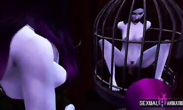 Resident Ominous 8 Tall Vampire Doll want a All girl Hookup Soiree - Sexsual