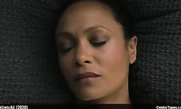 Thandiwe Newton's Naked Front View - Exclusive Behind-The-Scenes Footage From 'WestWorld'