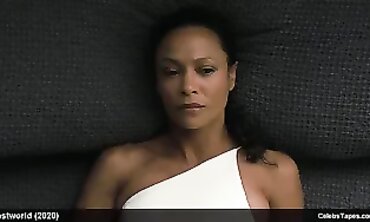 Thandiwe Newton's Naked Front View - Exclusive Behind-The-Scenes Footage From 'WestWorld'