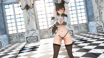 MMD Asuka Kagurazaka - Hot Milf Rides A Monster Dick In Her Ass