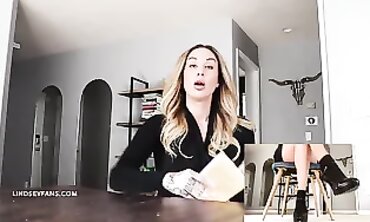 cougar Teacher give you a Lesson with Toes Jerk Off Instructions