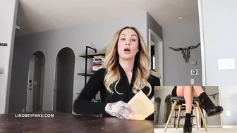 cougar Teacher give you a Lesson with Toes Jerk Off Instructions