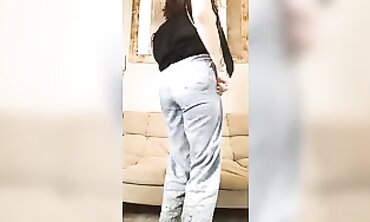 Japanese College-Lady's Home Movie - Solo Teenage Takes off Down & Thumbs Herself
