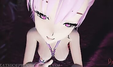 MMD R18 Super hot Nude Misaka - Edible Satan 1087