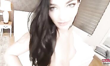 Czech Teen Leanne Lace into point of view