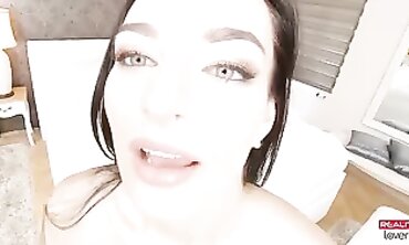 Czech Teen Leanne Lace into point of view