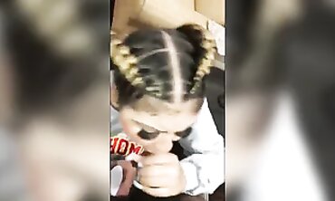 Humungous redbone blowjob medic