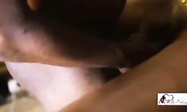 Observe him romping a Gal with his Lazy Man-meat; Milky Chocolate