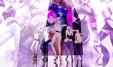 [MMD] Everglow - Dun Dun Bare Vers. Ahri Akali Evelynn Kaisa Seraphine