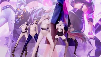 [MMD] Everglow - Dun Dun Bare Vers. Ahri Akali Evelynn Kaisa Seraphine