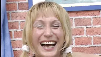 Fleshy Jeani strokes on camera