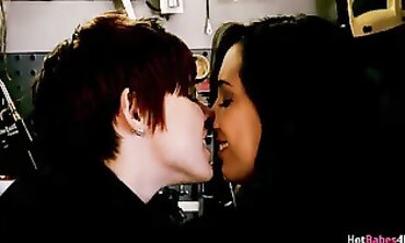 Bare Jenna Sativa Creams Her Honeypot With Brief Haired Dyke