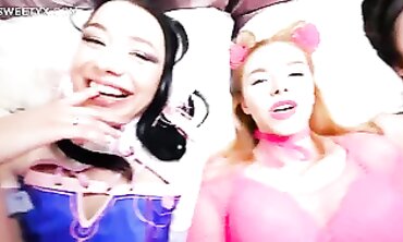 Fortunate Ass-fuck 3-Way with three Astounding Super-sexy nineteen Yo