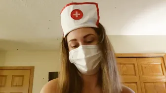 Sexual nurse blows and pounds patient