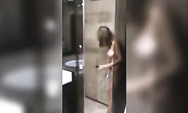 My Husband Privately Revved on the Camera into the Douche to glance