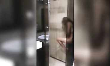 My Husband Privately Revved on the Camera into the Douche to glance
