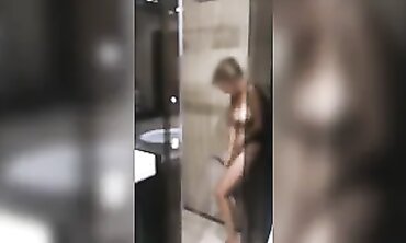 My Husband Privately Revved on the Camera into the Douche to glance