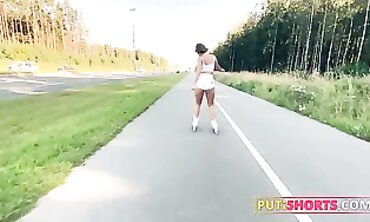 Roller Skating Bum Wonderful Gets Buttfucked