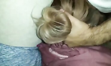 Top Model Search #2 - Hot Blonde Babe Seduces Older Man With Her Sexual Charms
