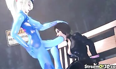 Player With VR Headset Plowing Tattooed Hero