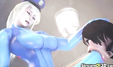 Player With VR Headset Plowing Tattooed Hero