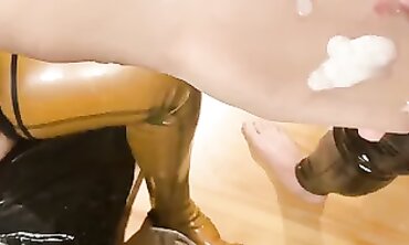Love glove High-heeled slippers Tights Magic wand Internal ejaculation per user demand