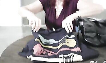 mommy rails and throating a phat cumbot