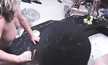 Horny Amateurs Blowing Off Phat African Chisels inwards Swinger Group Tear up