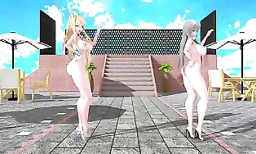 Mmd Altria and Eunice they want Chocolate Fluid Stiffy Flavor Don’t attempt