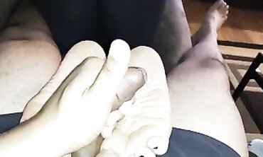 My ex-wifes puckered feet compilation (cum shots)